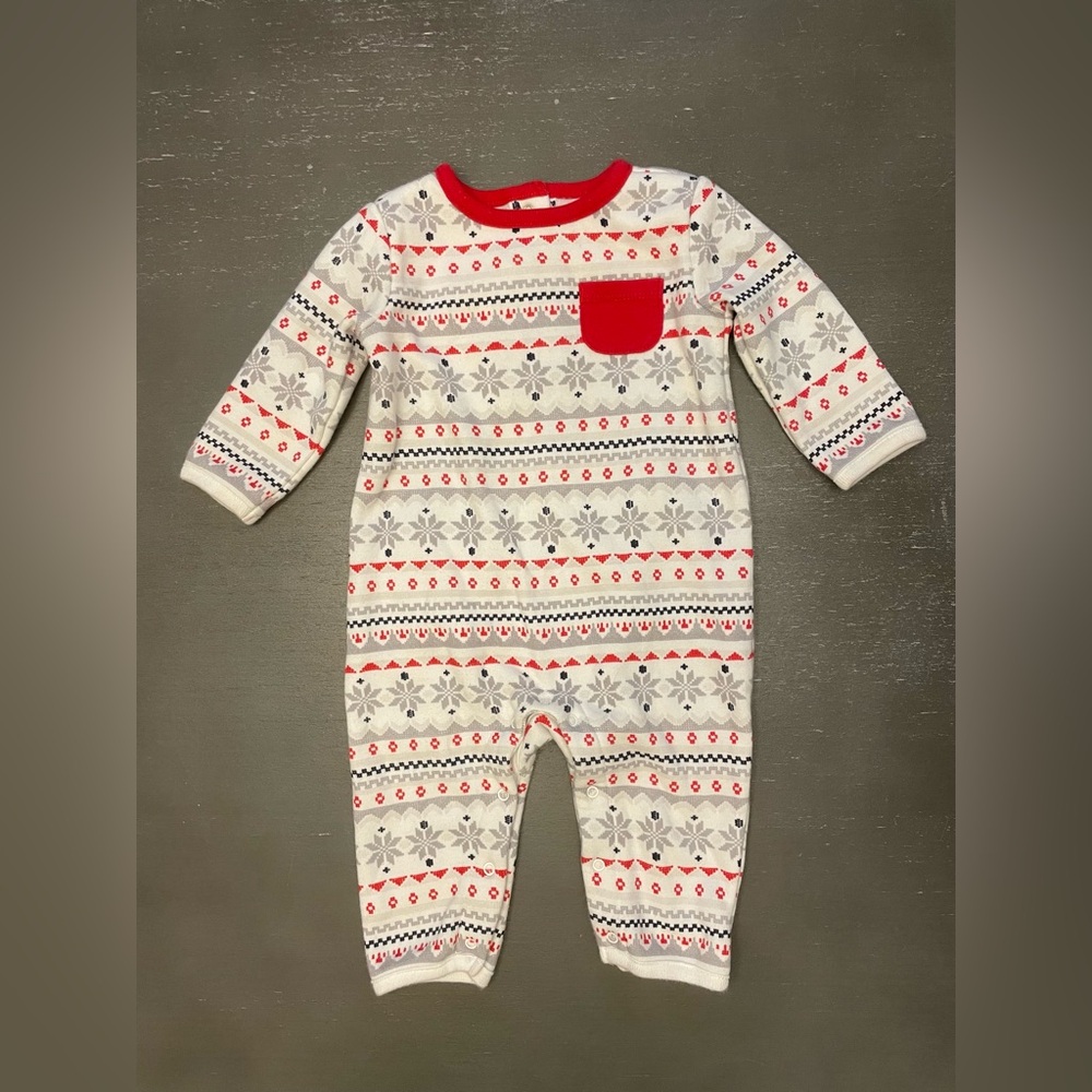 Gymboree Winter Fair Isle Cozy Romper